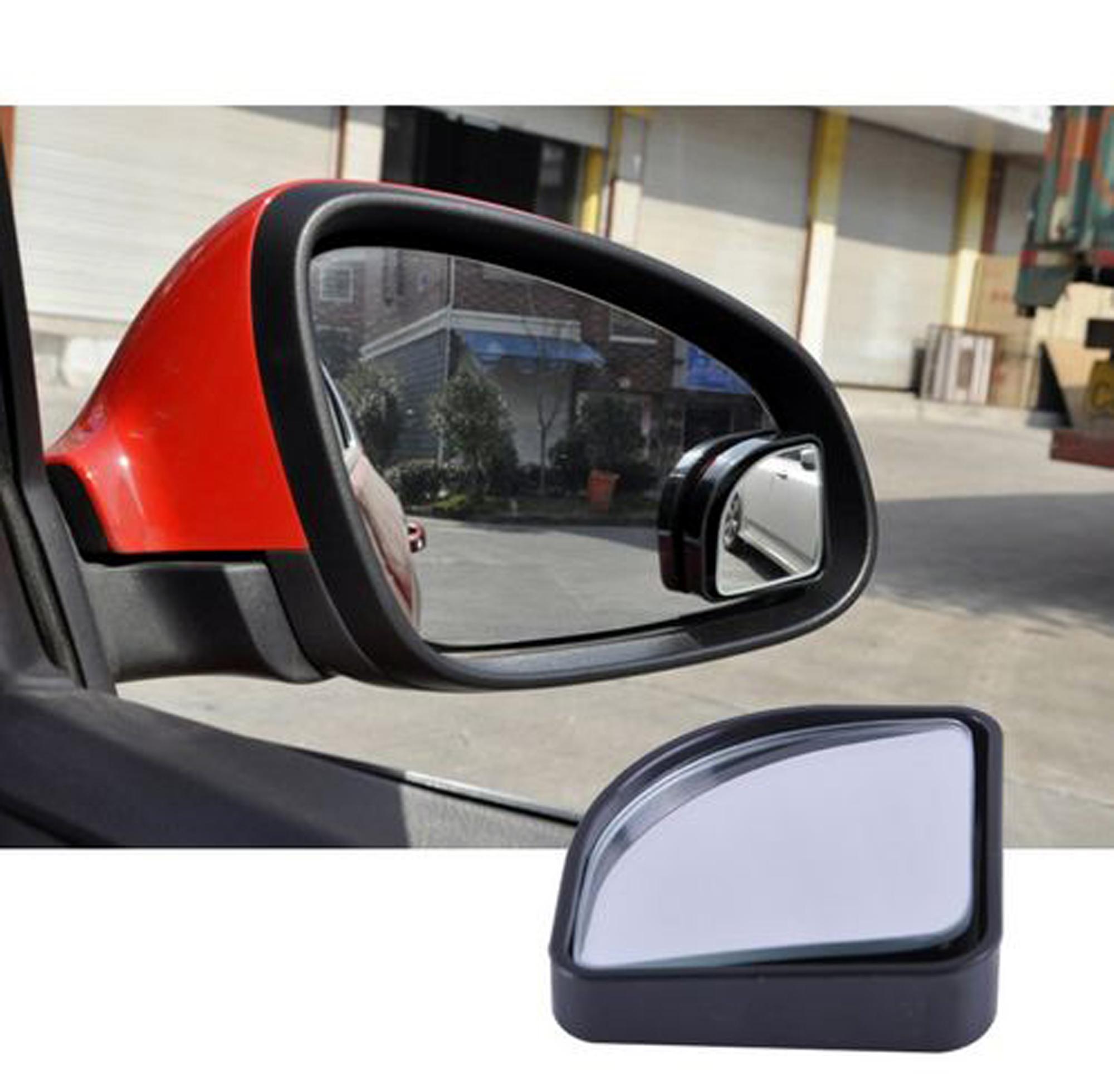 2 Pcs Auto Car Side Adjustable Rear View Auxiliary Blind Spot Wide Angle Mirror