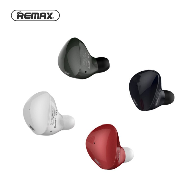 Remax Invisible Mini 4 1 Bluetooth headset 6mm unit wireless sport stereo earphone with HD Microphone